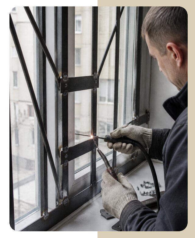 Усиление оконных решеток в Сатке по цене от 4655 р. | Дверной